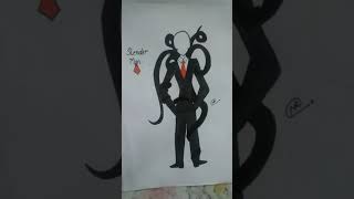 Slender Man Drawing Art Creative