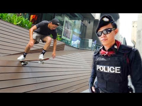 AMAZINGLY ILLEGAL SKATE SPOT IN THAILAND!!!