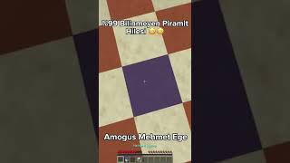 Minecraftta %99 Bilmediğiniz Piramit Hilesi