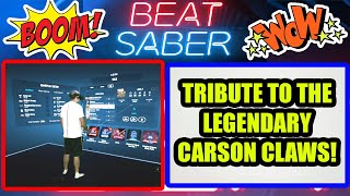 Beat Saber Tribute To Arcade Claw Machine Legend Carson Claws! Thanks for supporting NolaFam Arcade!