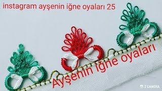 24.Model Sonsuzluk Üçgen Iyne Oyası Modeli Yapılışı Sesli Anlatım