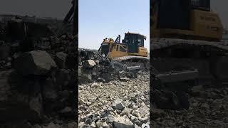 The Best Shantui Dh17C2 Bulldozer Pushing Rock So Stronger