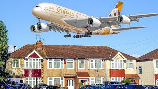 100 Big Plane Takeoffs & Landings London Heathrow Airport Plane Spotting Lhregll