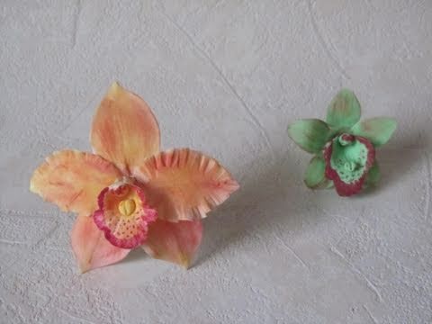 Fiori in pasta di zucchero orchidee Parte 1 di 2 