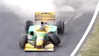 Schumacher V Hill V Berger 1993 Japanese Gp