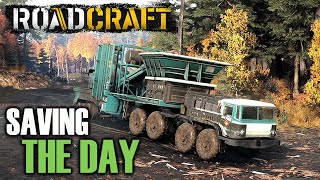 Actually Using The Sand Scalper In The Forest In Roadcraft - Rebuild Dlc