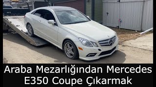 Araba Mezarlığından Çıkan Mercedes E350 Coupe Hayata Dönecek Mi?