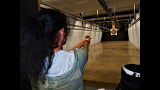 Beretta Tomcat 32 Auto At The Shooting Range