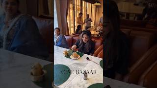 Sree Leela Testing Food In Dubai