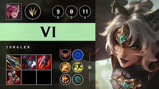 Vi Jungle Vs Qiyana - Euw Grandmaster Patch 25.18