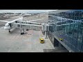 The new jet bridge for WB aircrafts at Helsinki Airport now in place