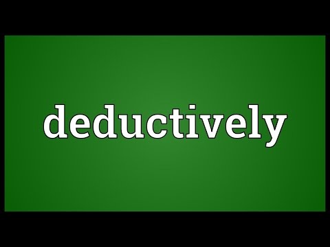 Header of deductively