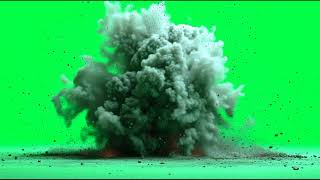 Free Green Screen Dust Explosion Effect Debris Cloud Vfx