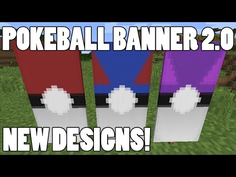 Pokeball Banner 20 In Minecraft Great Ball And Master.