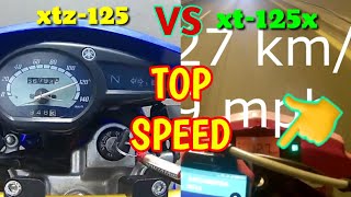 Xt-125X Vs Xtz-125 Top Speed Full Throttle Specs