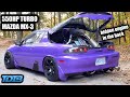 BIG TURBO Mazda MX-3 is the Ultimate Tuner Troll (Ford Probe Swapped MX-3)