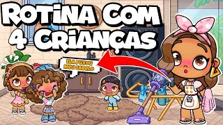 Rotina De Uma Mãe Com 4 Filhos Fazendo Compras Rotina Real Avatar World Histórias
