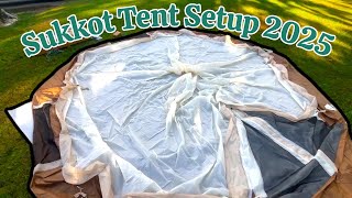 Sukkot Tent Setup 2025