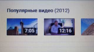 2 012 популярных видео на моём канале на утро 29-го Марта 2024 года