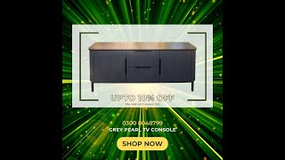 MARCH MEGA SALE on 'Grey Pearl TV Console'