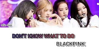 BLACKPINK- Don't Know What To Do [Kolay Okunuş]
