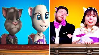 Talking Tom With Zero Budget - Talking Tom Funny Animation Parody Talking Tom In Real Life
