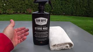 Car Guys Detailing Hybrid Spray Wax Review | Auto Fanatic