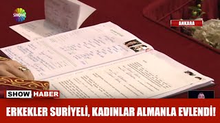 Erkekler Suriyeli, Kadınlar Almanla Evlendi