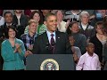 President Obama on Tax Cuts for the Middle Class