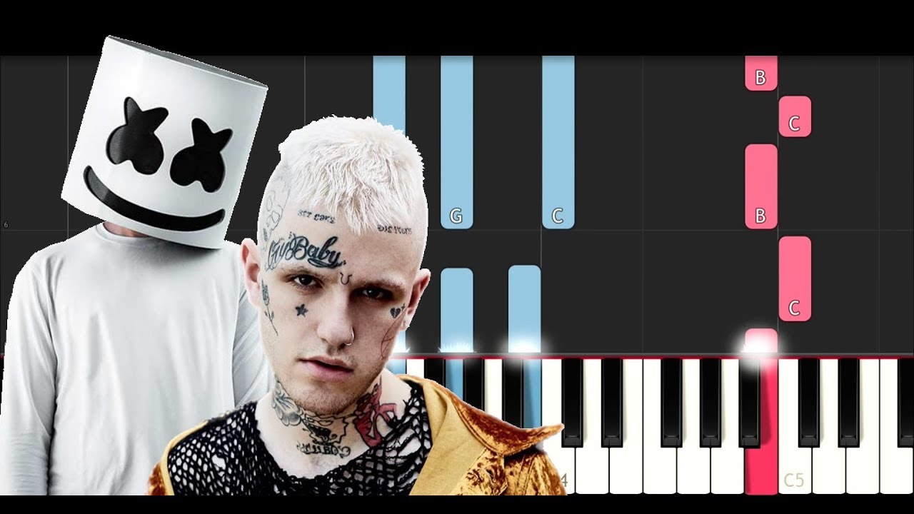 Lil Peep Piano Tutorials By Dario D'Aversa