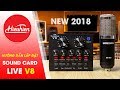 Sound Card Live V8 hướng dẫn lắp đặt live stream, hát karaoke