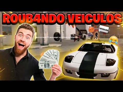 ROUBANDO VEÍCULOS 🚘 PARA O DESMANCHE NO SAMP GTA RP 🤣
