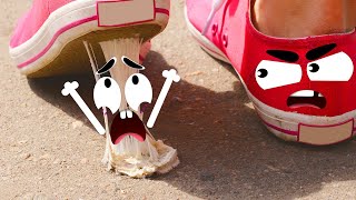 Series4 Secret Life Of Stuff Fruits And Vegetables Doodles Animation 3D Cute Food Talking Things