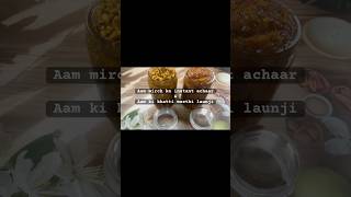 Instant Aam Mirch Achaar & Sweet-Sour Mango Launji