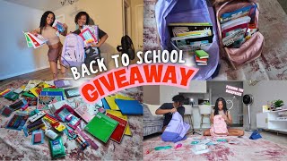 Back To School Supplies Shopping Giveaway Haul 2025
