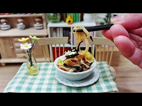 Instant Noodles Tom Yum with Chicken Recipe | Mini Food By Fancy Miniature Cooking