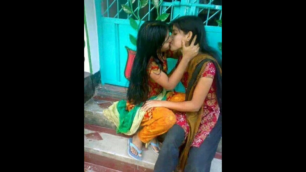 Indian teen kissing garden