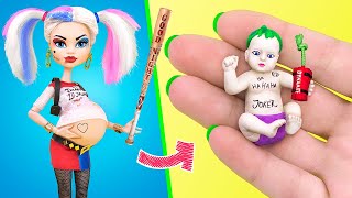 10 Tane Kendin Yap Tarzı Oyuncak Bebek Hileleri ve El Sanatları / Minyatür Bebek