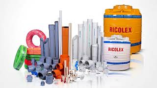 Ricolex Cpvc,Upvc,Pvc Pipes And Fittings . Yellow And White Tanks