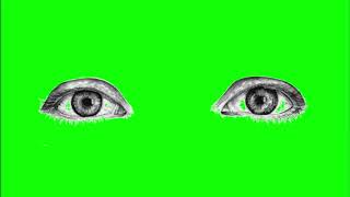✔️GREEN SCREEN EFFECTS: cute eyes animation