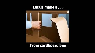 Cardboard Crafts School Bus Using Cardboard
