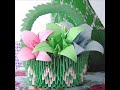 1 - Easy 3d Origami Hand Basket