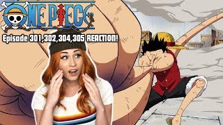 LUFFY GEAR THIRD VS LUCCI! One Piece Episode 301,302,304,305 REACTION!
