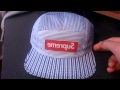 Supreme x Comme des Garçons SHIRT Red Camp Cap Review Spring Summer 2012 CDG Collaboration Capsule