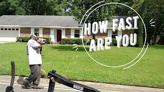 How Quick and Efficient are we, Upscale Lawn Care