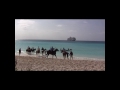 Horseback Riding in the Ocean at Half Moon Cay, Bahamas - 2012.12.30 HD