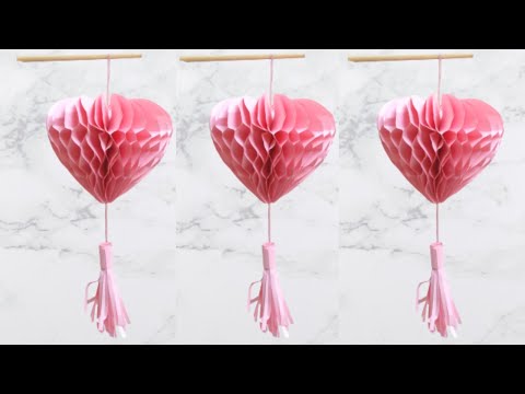 Cách Làm Đèn Lồng Trang Trí Tết Bằng Giấy Đơn Giản - DIY: How To Make A Paper Lantern