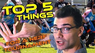 Top 5 Things To Bring To A Nerf Tournament