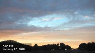 Hole 'Punched' in Clouds. HAARP Ring evidence?