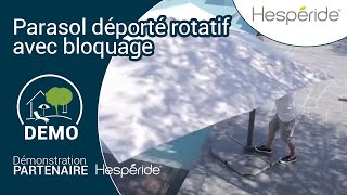 Parasol Déporté Elea Rotatif Avec Blocage Au Pied - Hespéride